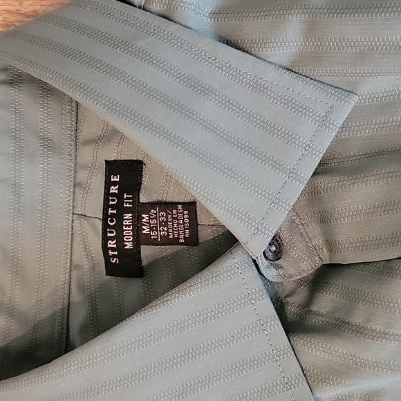 NWT Structure Men's Button Down Shirt Size Medium - Picture 2 of 3